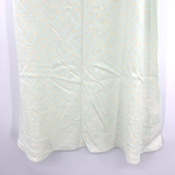 Club Monaco Aqua Tan Maxi Skirt Knit Waistband Women's 6 - Picture 3 of 7